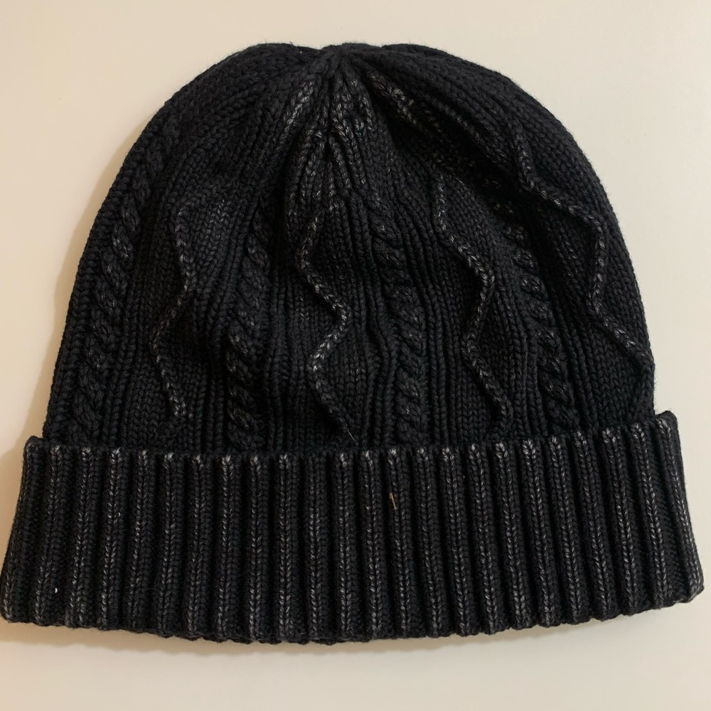 Free People Washed Black Beanie